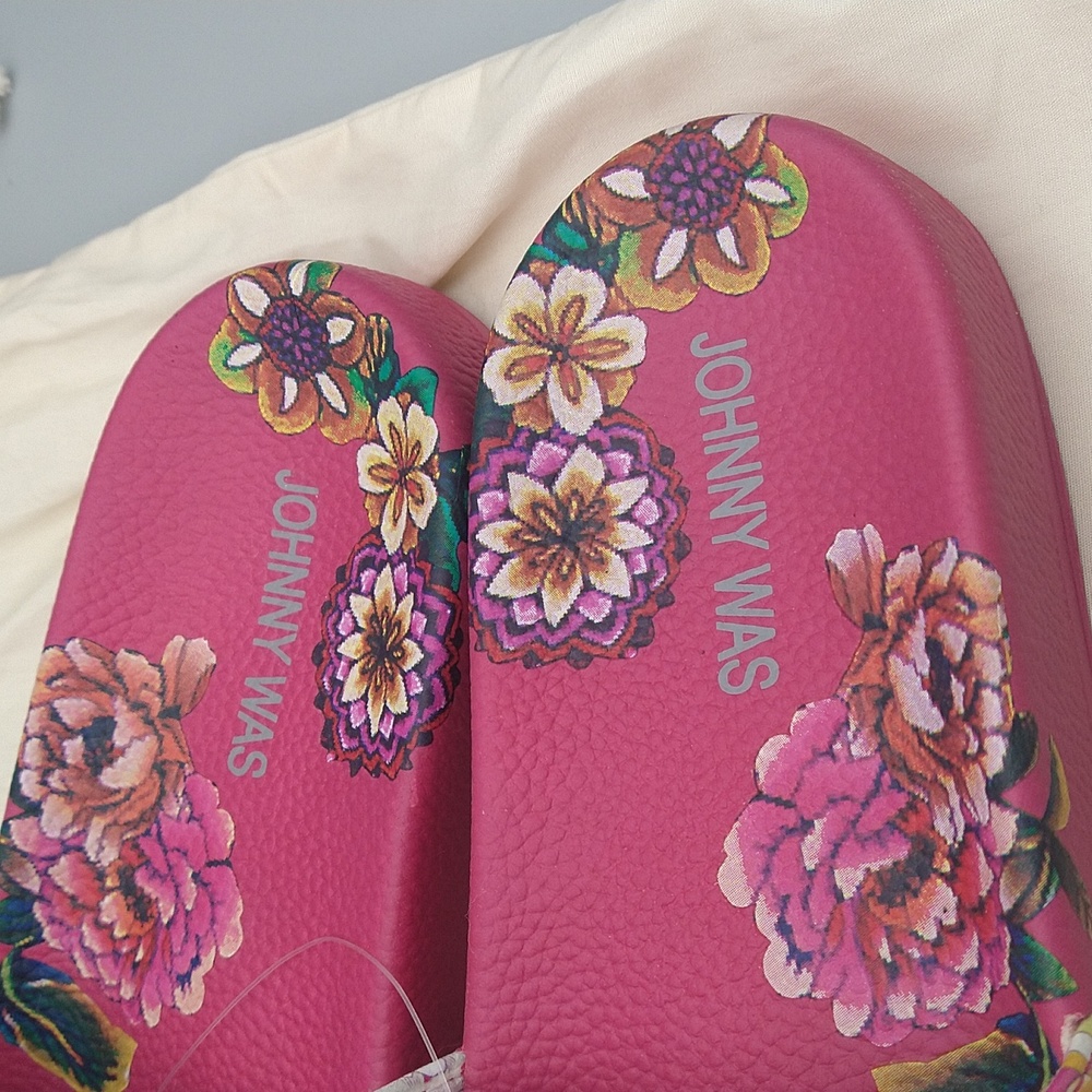 Johnny was pool slides sandals fagan New with dust bag women 8 - Picture 7 of 8